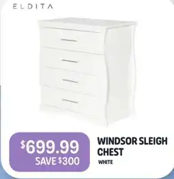 Baby Kingdom Eldita windsor sleigh chest offer