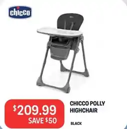 Baby Kingdom Chicco polly highchair black offer