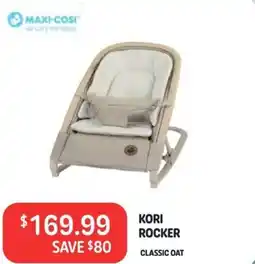 Baby Kingdom Kori rocker classic oat offer