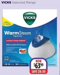 Wizard Pharmacy VICKS Warm Steam offer