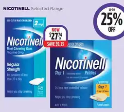 Wizard Pharmacy NICOTINELL Selected Range offer