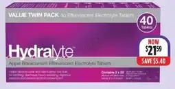 Wizard Pharmacy Hydralyte Apple Blackcurrant Effervescent Electrolyte Tablets offer
