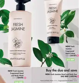 NEW Fresh Jasmine Hand and Body Duo