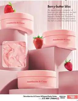 Nutrimetics Strawberries & Cream Whipped Body Butter offer