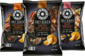 BIG W Red Rock Deli Chip Varieties 165g offer