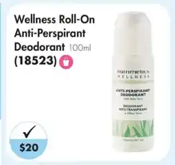 Wellness Roll-On Anti-Perspirant Deodorant