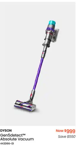 Myer DYSON Gen5detect™ Absolute Vacuum offer