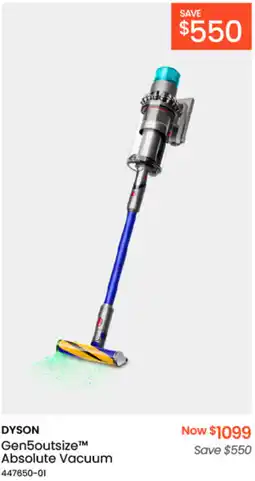 Myer DYSON Gen5outsize™ Absolute Vacuum offer