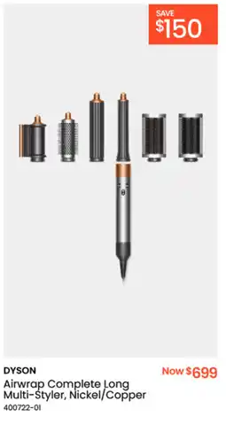 Myer DYSON Airwrap Complete Long Multi-Styler, Nickel/Copper offer
