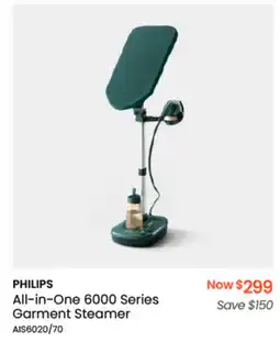 Myer PHILIPS All-in-One 6000 Series Garment Steamer offer