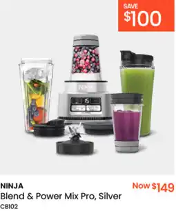 Myer NINJA Blend & Power Mix Pro, Silver offer