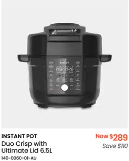 Myer INSTANT POT Duo Crisp with Ultimate Lid offer