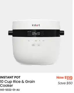 Myer INSTANT POT 10 Cup Rice & Grain Cooker offer