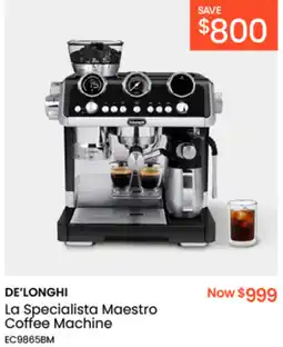 Myer DE'LONGHI La Specialista Maestro Coffee Machine offer