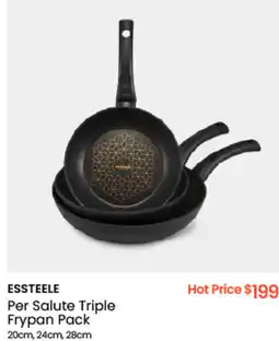 Myer ESSTEELE Per Salute Triple Frypan Pack offer