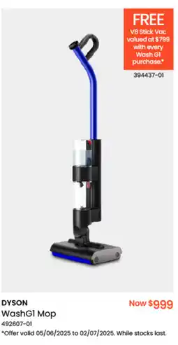 Myer DYSON WashG1 Mop offer