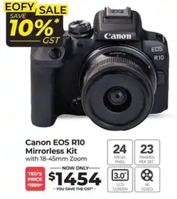 Teds Cameras Canon EOS RIO Mirrorless Kit offer