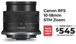 Teds Cameras Canon RFS 10-18mm STM Zoom offer