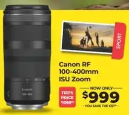 Teds Cameras Canon RF 100-400mm offer