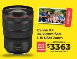Teds Cameras Canon RF 24-70mm f2.8 offer