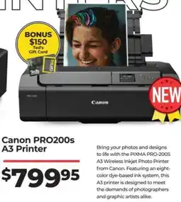 Teds Cameras Canon A3 PRINTERS offer