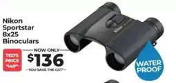 Teds Cameras Nikon Sportstar 8x25 Binoculars offer