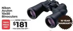 Teds Cameras Nikon Aculon 10x50 Binoculars offer