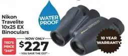 Teds Cameras Nikon travelite 10x25 ex binoculars offer