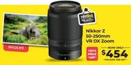 Teds Cameras Nikkor z 50-250mm vr dx zoom offer