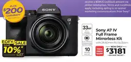 Teds Cameras Sony A7 IV Full Frame Mirrorless Kit with 28-60mm F4-5.6 Zoom offer