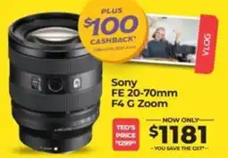 Teds Cameras Sony FE 20-70mm F4 G Zoom offer