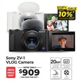 Teds Cameras Sony ZV-1 VLOG Camera offer