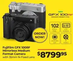 Teds Cameras Fujifilm GFX 100RF Mirrorless Medium offer