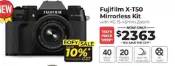 Teds Cameras Fujifilm X-T50 Mirrorless Kit offer