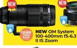 Teds Cameras NEW OM System 100-400mm f5-6.3 PRICE II IS Zoom offer