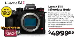 Teds Cameras Lumix S1 II Mirrorless Body offer