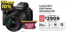 Teds Cameras Lumix S5 II Full Frame Mirrorless Kit offer