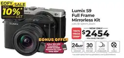 Teds Cameras Lumix S9 Full Frame Mirrorless Kit offer