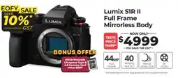 Teds Cameras Lumix SIR II Full Frame Mirrorless Body offer