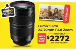Teds Cameras Lumix S Pro 24-70mm F2.8 Zoom offer