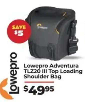 Teds Cameras Lowepro Adventura TLZ20 III Top Loading Shoulder Bag offer