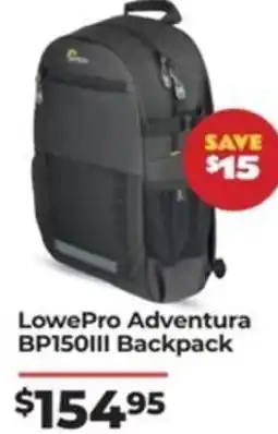 Teds Cameras LowePro Adventura BP150||| Backpack offer