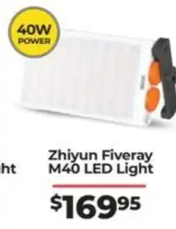 Teds Cameras Zhiyun Fiveray M20 LED BiColour Light offer