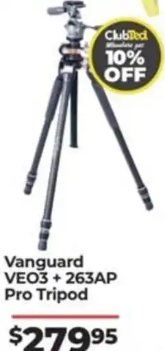 Teds Cameras Vanguard veo3 + 263ap pro tripod offer