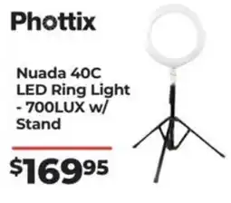 Teds Cameras Phottix Nuada 40C LED Ring Light -700LUX w/ Stand offer