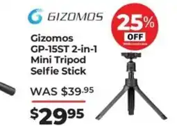 Teds Cameras Gizomos GP-15ST 2-in-1 Mini Tripod Selfie Stick offer