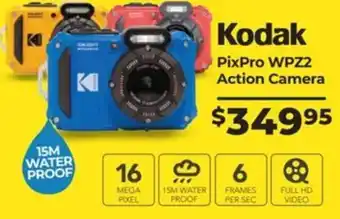 Teds Cameras Kodak PixPro WPZ2 Action Camera offer