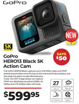 Teds Cameras GoPro HERO13 Black 5K Action Cam offer