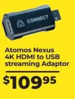 Teds Cameras Atomos Nexus 4K HDMI to USB streaming Adaptor offer