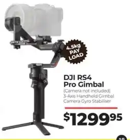 Teds Cameras DJI RS4 Pro Gimbal offer